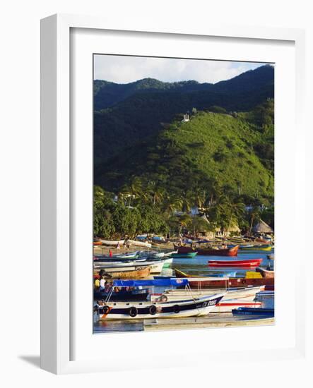 Taganga, Caribbean Coast, Colombia, South America-Christian Kober-Framed Photographic Print