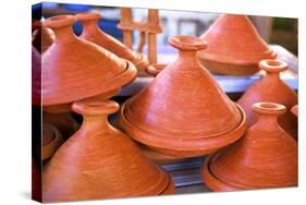 Tagine Pots, Tangier, Morocco, North Africa, Africa-Neil Farrin-Stretched Canvas