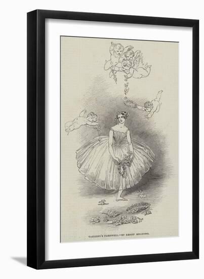 Taglioni's Farewell-Joseph Kenny Meadows-Framed Giclee Print