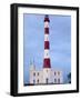 Taguermes Lighthouse at Dawn, Sidi Mahres Beach, Jerba Island, Tunisia-Walter Bibikow-Framed Photographic Print