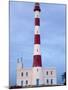 Taguermes Lighthouse at Dawn, Sidi Mahres Beach, Jerba Island, Tunisia-Walter Bibikow-Mounted Photographic Print