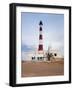 Taguermes Lighthouse, Sidi Mahres Beach, Houmt Souq, Jerba Island, Tunisia-Walter Bibikow-Framed Photographic Print