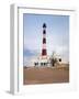 Taguermes Lighthouse, Sidi Mahres Beach, Houmt Souq, Jerba Island, Tunisia-Walter Bibikow-Framed Photographic Print