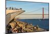 Tagus River & Lisbon, Portugal-Mark A Johnson-Mounted Photographic Print