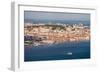 Tagus River & Lisbon, Portugal-Mark A Johnson-Framed Photographic Print