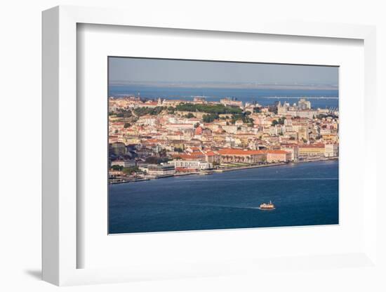 Tagus River & Lisbon, Portugal-Mark A Johnson-Framed Photographic Print