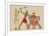 Taharka Conquering the Assyrians-J. Gardner Wilkinson-Framed Art Print