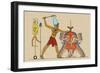 Taharka Conquering the Assyrians-J. Gardner Wilkinson-Framed Art Print