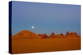 Taharka Pyramid, Aspelta Pyramid, 25Th Dynasty Burial Ground, Nuri, Sudan, Nubia, Nub…, 2007 (Photo-Kenneth Garrett-Stretched Canvas