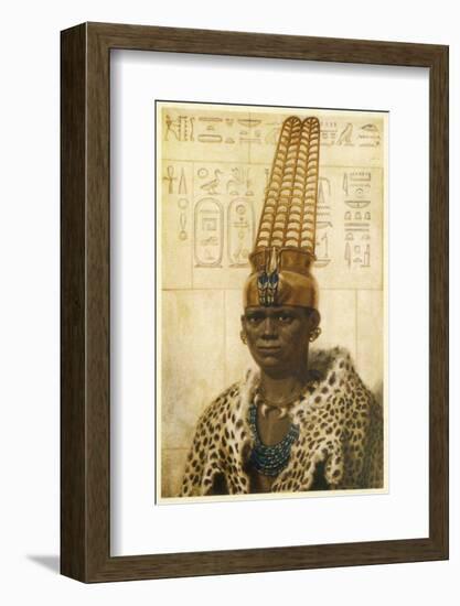 Taharqa Pharaoh (25th Dynasty) Initiated Extensive Building Projects in Both Egypt and Nubia-Winifred Brunton-Framed Photographic Print