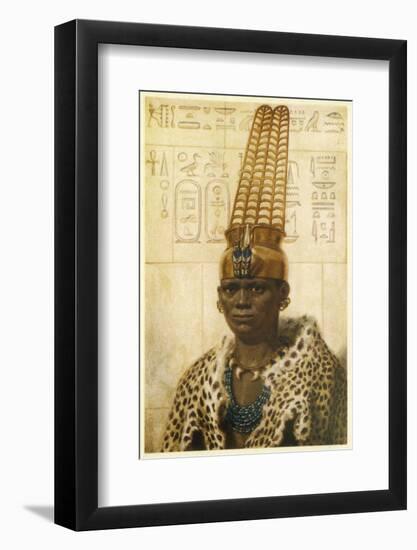 Taharqa Pharaoh (25th Dynasty) Initiated Extensive Building Projects in Both Egypt and Nubia-Winifred Brunton-Framed Photographic Print