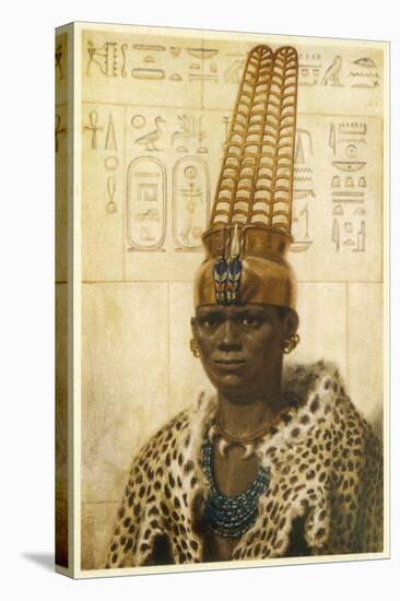 Taharqa Pharaoh (25th Dynasty) Initiated Extensive Building Projects in Both Egypt and Nubia-Winifred Brunton-Stretched Canvas