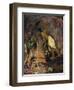 Tahiti, Painting of Papa Moe or Tahitian Woman Drinking at a Spring-null-Framed Giclee Print