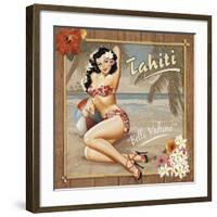 Tahiti-Bruno Pozzo-Framed Art Print