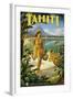 Tahiti-Kerne Erickson-Framed Art Print