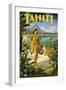 Tahiti-Kerne Erickson-Framed Art Print