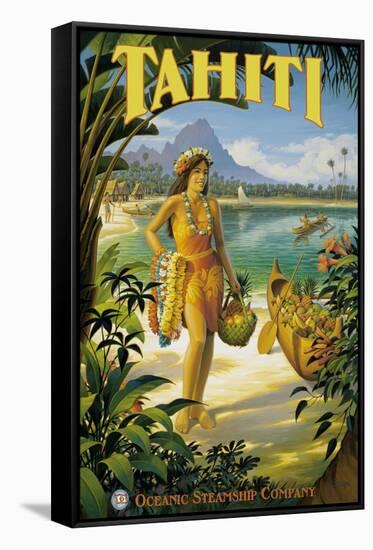 Tahiti-Kerne Erickson-Framed Stretched Canvas