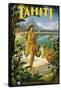 Tahiti-Kerne Erickson-Framed Stretched Canvas