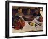 Tahitian Boys at Table, c.1891-Paul Gauguin-Framed Giclee Print