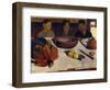 Tahitian Boys at Table, c.1891-Paul Gauguin-Framed Giclee Print