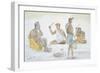 Tahitian Cloth Beaters-null-Framed Giclee Print