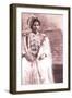 Tahitian Dancer, Tahiti, Late 1800s-Charles Gustave Spitz-Framed Photographic Print