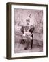 Tahitian Dancer, Tahiti, Late 1800s-Charles Gustave Spitz-Framed Photographic Print