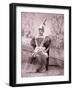 Tahitian Dancer, Tahiti, Late 1800s-Charles Gustave Spitz-Framed Photographic Print