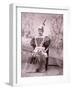 Tahitian Dancer, Tahiti, Late 1800s-Charles Gustave Spitz-Framed Photographic Print