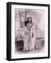 Tahitian Dancer, Tahiti, Late 1800s-Charles Gustave Spitz-Framed Photographic Print