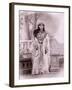 Tahitian Dancer, Tahiti, Late 1800s-Charles Gustave Spitz-Framed Photographic Print