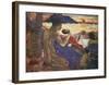 Tahitian Family-Paul Gauguin-Framed Premium Giclee Print