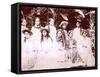 Tahitian Girls, Tahiti, Late 1800s-Charles Gustave Spitz-Framed Stretched Canvas