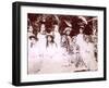 Tahitian Girls, Tahiti, Late 1800s-Charles Gustave Spitz-Framed Photographic Print