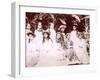 Tahitian Girls, Tahiti, Late 1800s-Charles Gustave Spitz-Framed Photographic Print