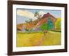 Tahitian Landscape, 1891-Paul Gauguin-Framed Art Print