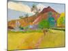 Tahitian Landscape, 1891-Paul Gauguin-Mounted Art Print