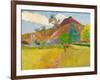 Tahitian Landscape, 1891-Paul Gauguin-Framed Art Print