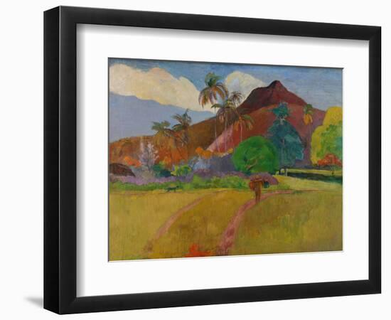 Tahitian Landscape, 1891-Paul Gauguin-Framed Giclee Print