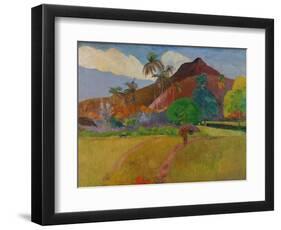 Tahitian Landscape, 1891-Paul Gauguin-Framed Giclee Print