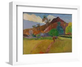 Tahitian Landscape, 1891-Paul Gauguin-Framed Giclee Print