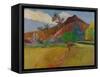 Tahitian Landscape, 1891-Paul Gauguin-Framed Stretched Canvas