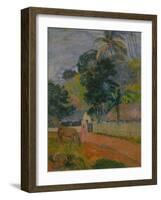 Tahitian Landscape, 1899-Paul Gauguin-Framed Giclee Print