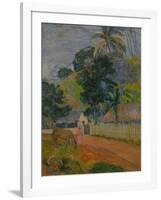 Tahitian Landscape, 1899-Paul Gauguin-Framed Giclee Print