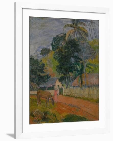 Tahitian Landscape, 1899-Paul Gauguin-Framed Giclee Print