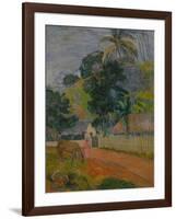 Tahitian Landscape, 1899-Paul Gauguin-Framed Giclee Print