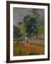 Tahitian Landscape, 1899-Paul Gauguin-Framed Giclee Print