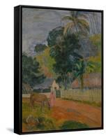 Tahitian Landscape, 1899-Paul Gauguin-Framed Stretched Canvas