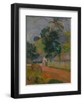 Tahitian Landscape, 1899-Paul Gauguin-Framed Premium Giclee Print