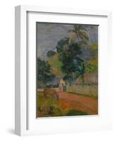 Tahitian Landscape, 1899-Paul Gauguin-Framed Giclee Print